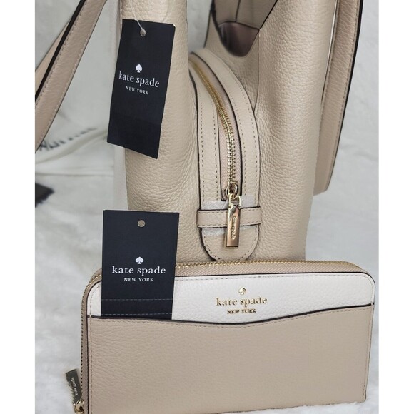 WoW! kate spade New York Designer Shoulder Bag Purse Tote Handbag + Wallet NWT - Picture 9 of 14